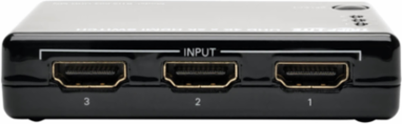 3-Port Mini HDMI Switch 4K, 3840 x 2160 @ 30Hz, HDMI 1.4, Remote Control