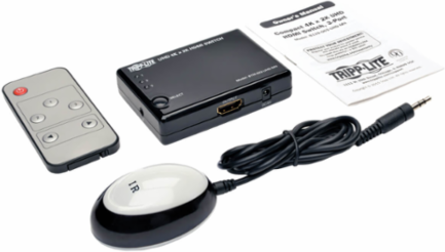 3-Port Mini HDMI Switch 4K, 3840 x 2160 @ 30Hz, HDMI 1.4, Remote Control