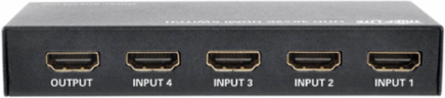 4-Port HDMI Switch - 4K @ 60Hz, HDR, Remote Control, HDCP 2.2