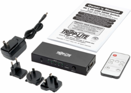 5-Port HDMI Switch with Remote, 4K @ 60Hz, HDCP 2.2, HDR, 16 ft Signal Range