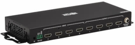4x4 HDMI Matrix Switch/Splitter with Remote Control and Multi-Resolution Support, 4K 60 Hz, HDR, 4:4:4, TAA