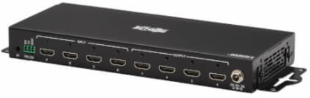 4x4 HDMI Matrix Switch/Splitter with Remote Control and Multi-Resolution Support, 4K 60 Hz, HDR, 4:4:4, TAA