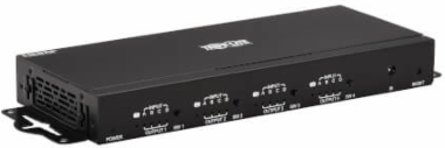 4x4 HDMI Matrix Switch/Splitter with Remote Control and Multi-Resolution Support, 4K 60 Hz, HDR, 4:4:4, TAA