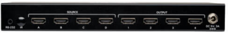 4x4 HDMI Matrix Switch, 1080p @ 60Hz, 4 HDMI Ports, 1.45 lbs