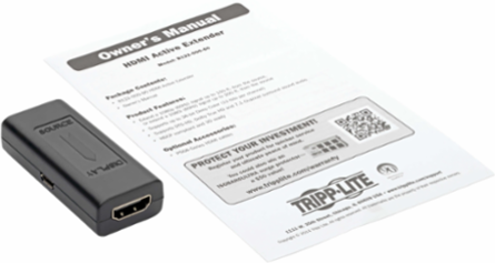 HDMI Signal Booster/Extender, 1920x1200 (1080p) @ 60Hz, 125 ft.