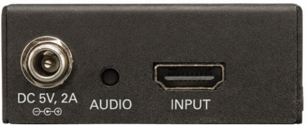 2-Port HDMI over Cat5/6 Extender/Splitter, Up to 150 ft, Black, Plug-and-Play