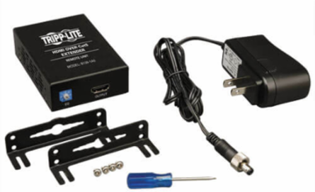 HDMI over Cat5e/6 Extender, 150 ft Signal Range, 1080p Resolution, TAA Compliant