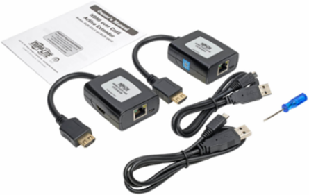 HDMI Extender Kit, 1080p @60Hz, Extends up to 125 ft, TAA Compliant