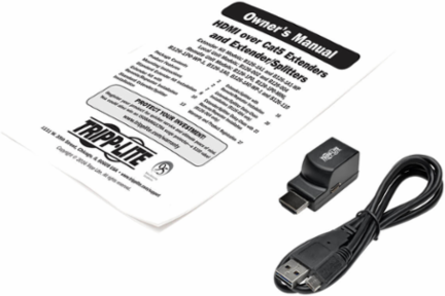 HDMI over Cat5/6 Passive Extender, 100 ft. Range, 1080p Support