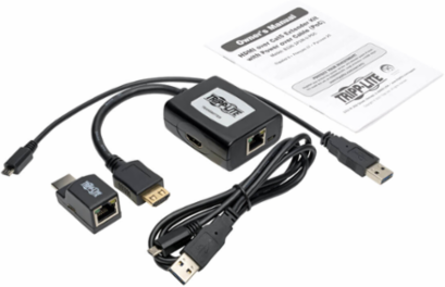 HDMI Extender Kit, 100 ft Distance, PoC, Supports 1080p Video