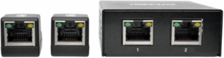 2-Port HDMI Over Cat5e/6 Extender Kit, 100 ft, Power over Cable, TAA-Compliant