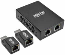 2-Port HDMI Over Cat5e/6 Extender Kit, 100 ft, Power over Cable, TAA-Compliant