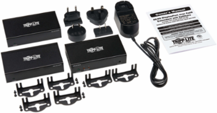 2-Port DisplayPort to HDMI Splitter/Extender Kit, 4K @ 60 Hz, 125 ft.