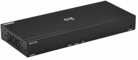 4-Port HDMI over Cat6 Extender Kit, Splitter/3x Pigtail Receivers - 4K 60 Hz, HDR, 4:4:4, PoC, 230 ft. (70.1 m), TAA