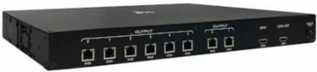 8-Port HDMI over Cat6 Splitter, 4K 60 Hz, HDR, 4:4:4, PoC, HDCP 2.2, 230 ft, TAA