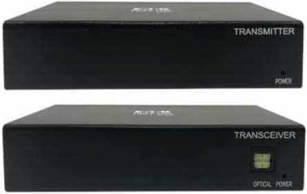 DisplayPort over Cat6 Extender Kit, Transmitter and Receiver with Repeater, 4K, 4:4:4, PoC, 230 ft. (70.1 m), TAA