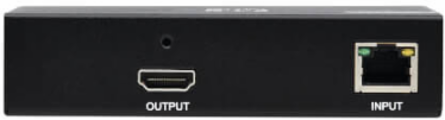 1-Port HDMI over Cat6 Receiver, 4K 60 Hz, HDR, 4:4:4, PoC, HDCP 2.2, 230 ft, TAA