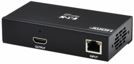 1-Port HDMI over Cat6 Receiver, 4K 60 Hz, HDR, 4:4:4, PoC, HDCP 2.2, 230 ft, TAA