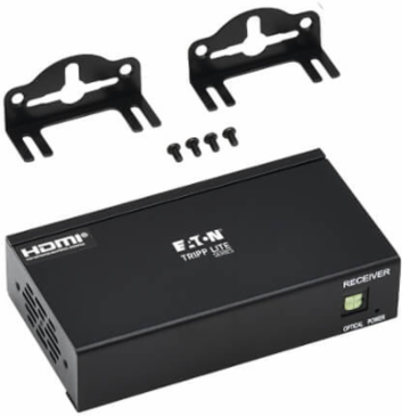 1-Port HDMI over Cat6 Receiver, 4K 60 Hz, HDR, 4:4:4, PoC, HDCP 2.2, 230 ft, TAA