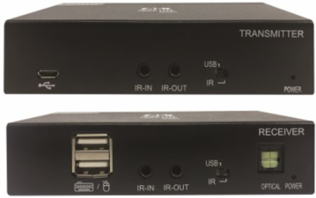 HDMI over Cat6 Extender Kit, KVM Support, 4K 60Hz, 4:4:4, USB/IR, PoC, HDR, HDCP 2.2, 230 ft., TAA