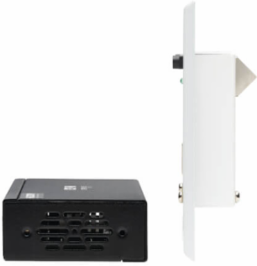 HDMI over Cat6 Extender Kit, Box Transmitter/Wall Plate Receiver, 4K 60 Hz, 4:4:4, IR, PoC, HDR, HDCP 2.2, 230 ft., TAA