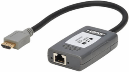 HDMI over Cat6 Receiver, Pigtail, 4K 60 Hz, HDR, 4:4:4, PoC, HDCP 2.2, 230 ft, TAA