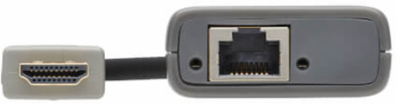 HDMI over Cat6 Receiver, Pigtail, 4K 60 Hz, HDR, 4:4:4, PoC, HDCP 2.2, 230 ft, TAA