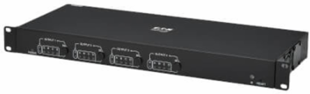 4x4 HDMI over Cat6 Matrix Switch Kit, Switch/4x Pigtail Receivers - 4K 60 Hz, HDR, 4:4:4, PoC, 230 ft. (70.1 m), TAA
