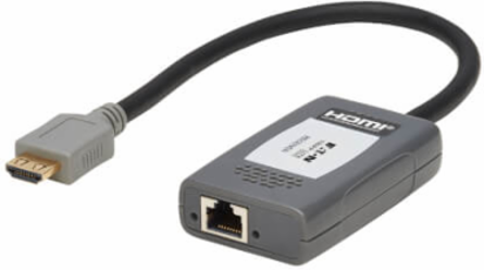 4x4 HDMI over Cat6 Matrix Switch Kit, Switch/4x Pigtail Receivers - 4K 60 Hz, HDR, 4:4:4, PoC, 230 ft. (70.1 m), TAA