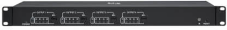 4x4 HDMI over Cat6 Matrix Switch Kit, Switch/4x Pigtail Receivers - 4K 60 Hz, HDR, 4:4:4, PoC, 230 ft. (70.1 m), TAA
