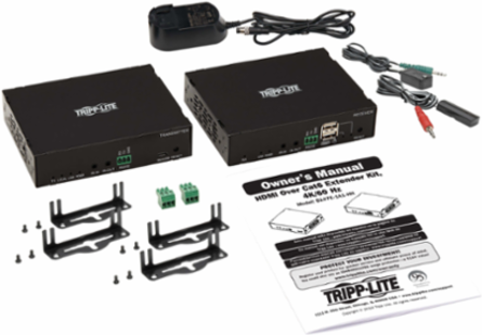 HDMI Extender Kit 4K @ 60 Hz, 328 ft, Power over Cable, 7.1 Audio