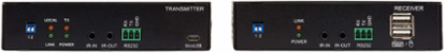HDMI Fiber Extender Kit 4K @ 60 Hz, 985 ft, HDR, RS-232, USB