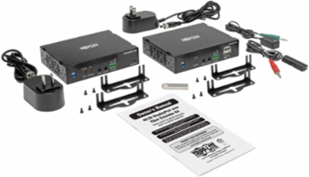 DisplayPort Fiber Extender Kit, 6.2 Mile, 4K, Singlemode, TAA-Compliant