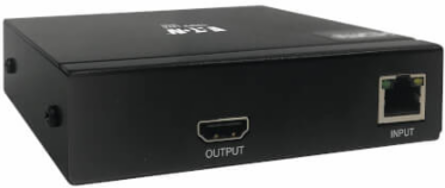 HDMI over Cat6 Receiver, Medical, 4K 60 Hz, HDR, 4:4:4, PoC, HDCP 2.2, 230 ft, TAA