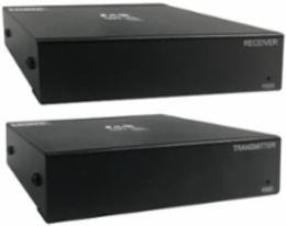 HDMI over Cat6 Extender Kit, Medical, 4K 60 Hz, HDR, 4:4:4, PoC, HDCP 2.2, 230 ft, TAA
