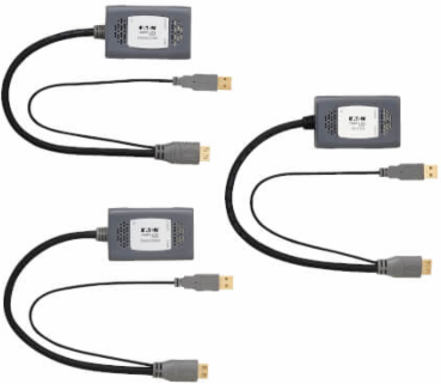 2-Port HDMI over Cat6 Extender Kit, Pigtail TX/2x Receivers, 4K 60 Hz, HDR, 4:4:4, 230 ft, TAA