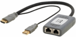 HDMI over Cat6 Pigtail Receiver with Repeater, 4K 60 Hz, 4:4:4, HDCP 2.2, 230 ft, TAA