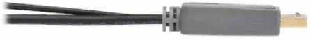 DisplayPort over Cat6 Extender Kit, Pigtail Transmitter/Receiver, 4K 60 Hz, HDR, 4:4:4, 230 ft, TAA
