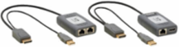 DisplayPort over Cat6 Extender Kit, Pigtail Transmitter/Receiver, 4K 60 Hz, HDR, 4:4:4, 230 ft, TAA