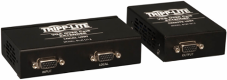 VGA Over Cat5/Cat6 Extender Kit, 1000 ft. Range, EDID Copy, Black