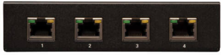 4-Port VGA & Audio Extender Splitter, 1000 ft. Range, EDID Support, Black