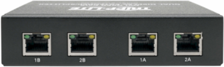 Dual DVI Extender Splitter, 2-Port, Up to 200 ft., 1920x1200 Resolution