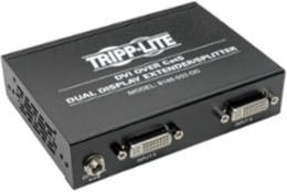 Dual DVI Extender Splitter, 2-Port, Up to 200 ft., 1920x1200 Resolution