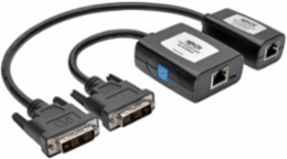 DVI over Cat5/Cat6 Active Extender Kit, 125 ft Range, HDCP Support