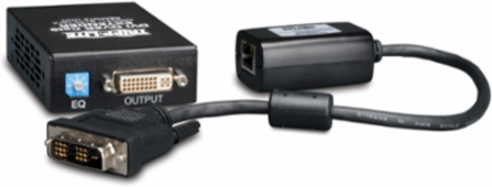 DVI Over Cat5/Cat6 Active Extender Kit, 200 ft Distance, TAA Compliant