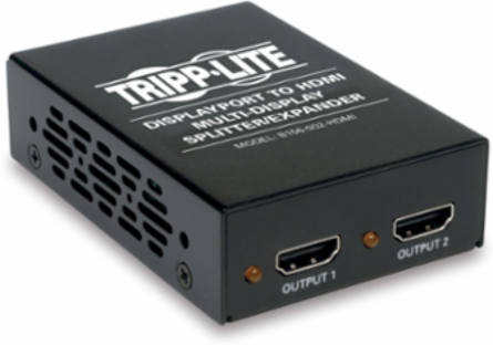 2-Port DisplayPort 1.2 to HDMI MST Hub, 4K @ 60 Hz, TAA Compliant