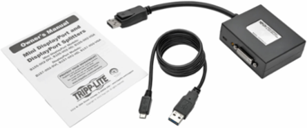 2-Port DisplayPort to DVI Splitter, 1920 x 1080 @ 60 Hz