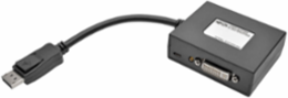 2-Port DisplayPort to DVI Splitter, 1920 x 1080 @ 60 Hz