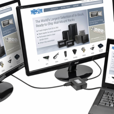 2-Port DisplayPort to HDMI Splitter, Supports 1920 x 1080 @ 60 Hz