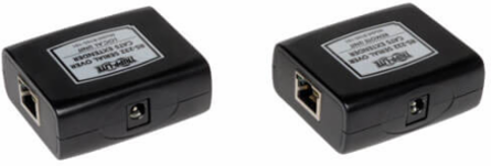 Serial over Cat5/Cat6 RS232 Extender, 3280 ft, Full-Duplex, TAA Compliant